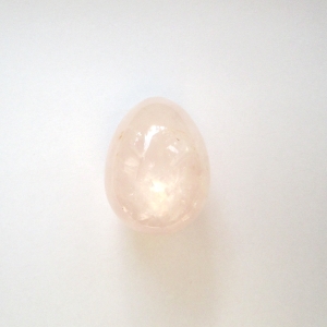 Edelstein - Ei aus Rosenquarz (50x35 mm)
